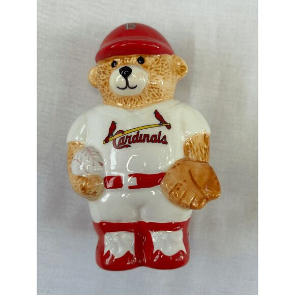 St Louis Cardinals Salt & Pepper Shaker Bears #5, Hunter MLB 2003, Collectable - Picture 6 of 8